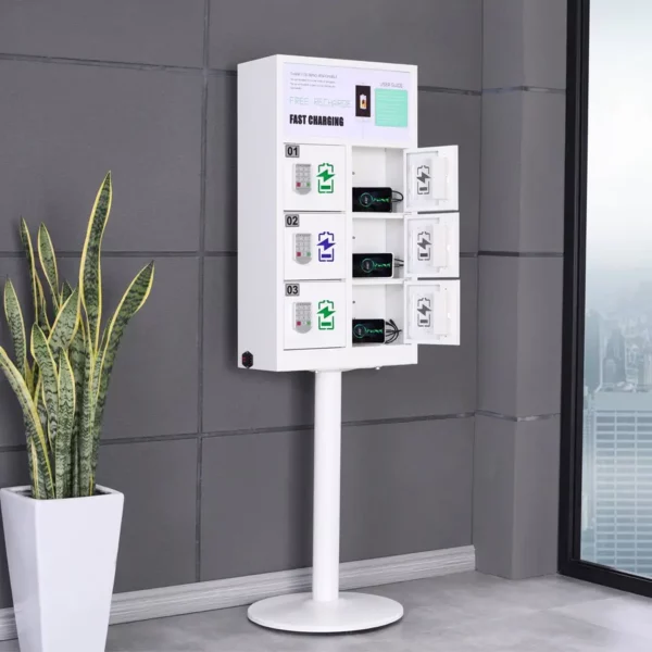 Cell phone charging stations